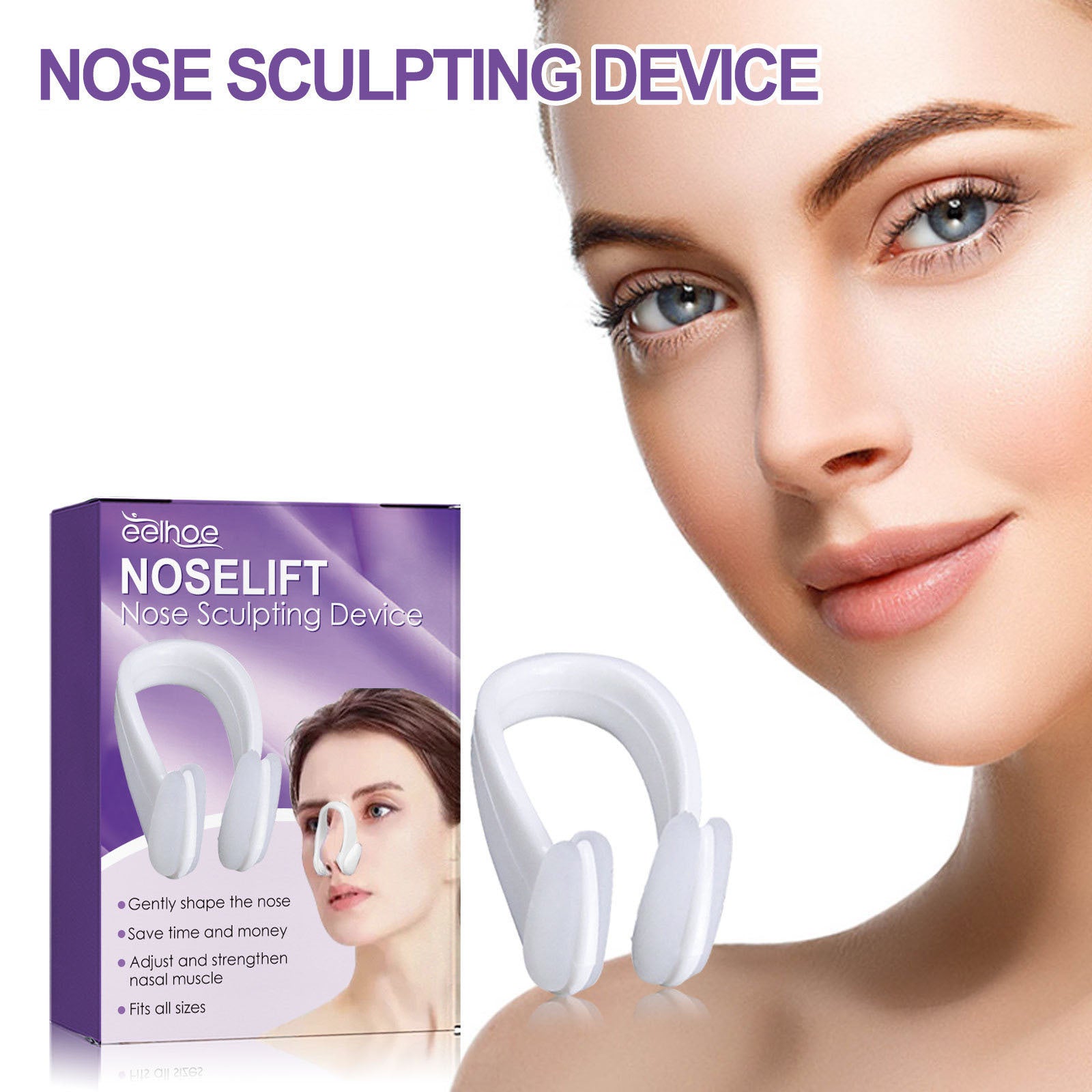 EELHOE nose care device nose shaping contour straight nose bridge high nose bridge beauty nose care device
