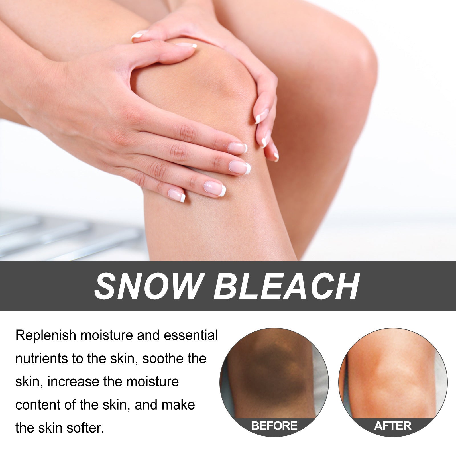 Jaysuing Skin Care: Moisturizes and brightens, fades dark spots on elbows, knees, and joints, exfoliates, and whitens.