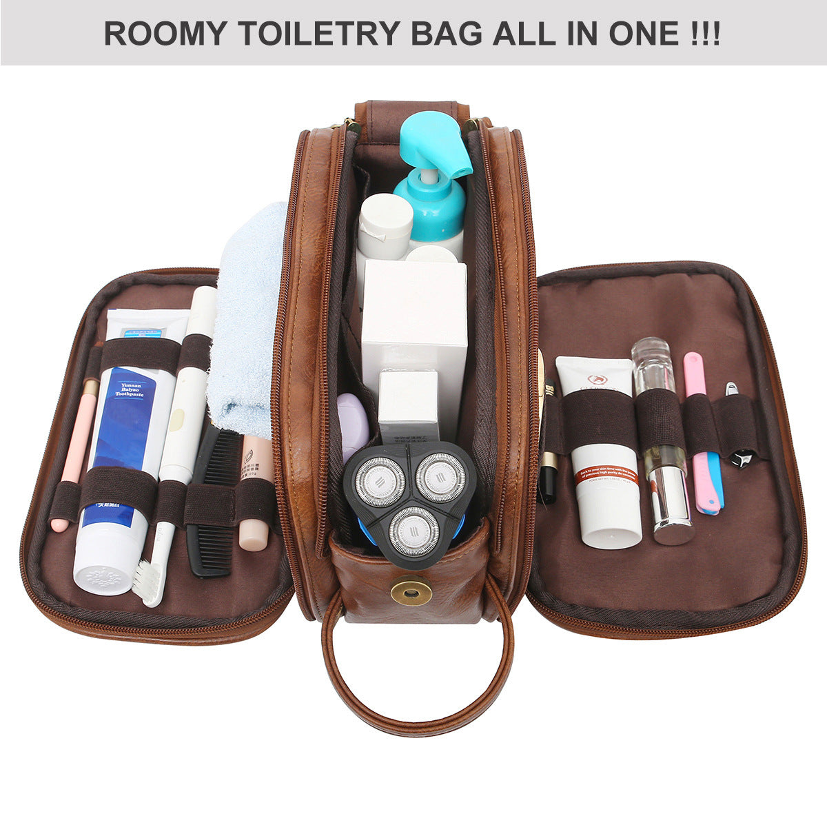 Factory direct sales Amazon cross-border new men's toiletry bag travel storage cosmetic bag large stock supply