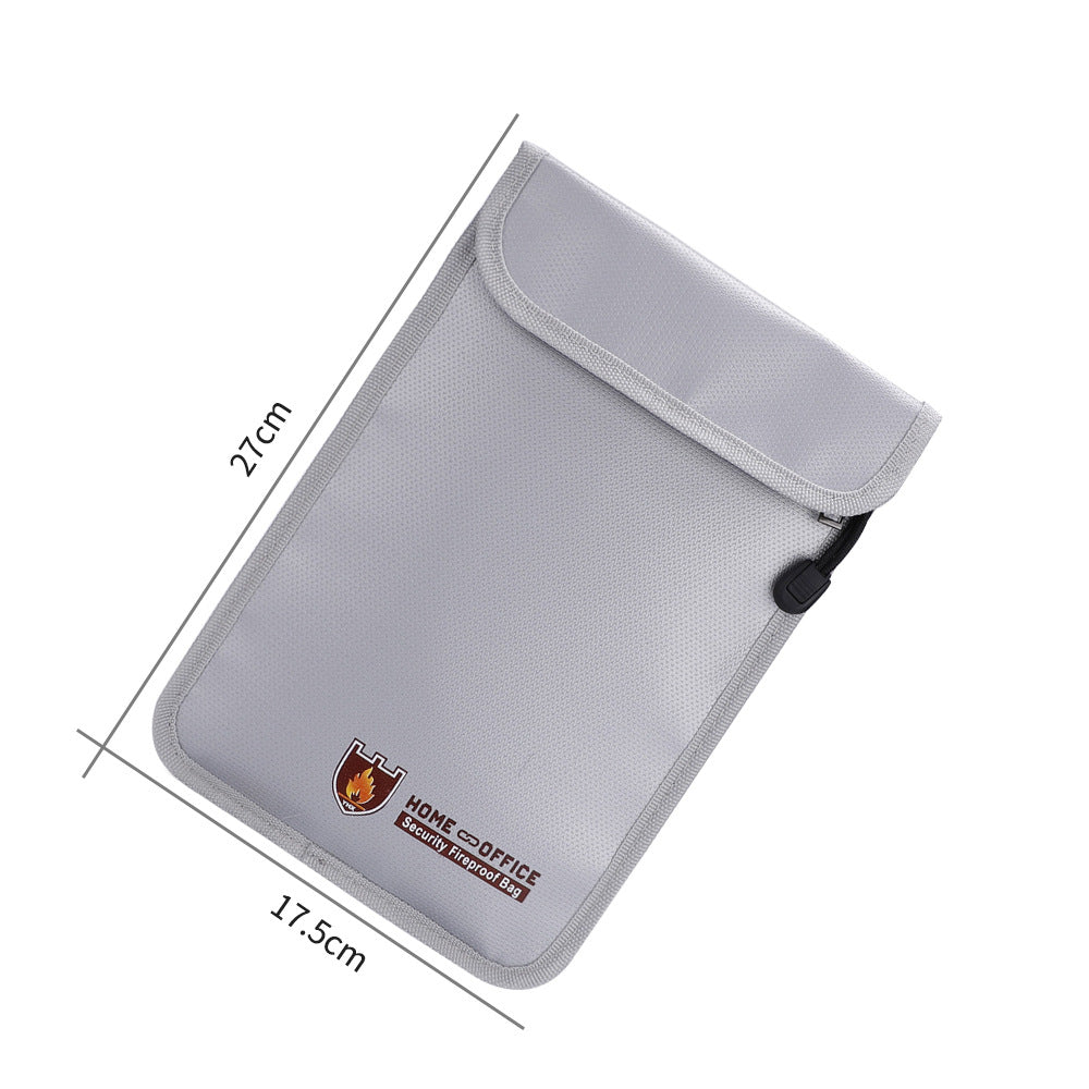 Amazon's hot-selling fireproof bag valuable document storage box waterproof flame retardant fireproof document bag