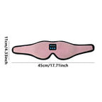 Amazon Wireless 3D Bluetooth Sleep Mask Set - Light Blocking, Memory Foam, Stereo Sound, Waterproof