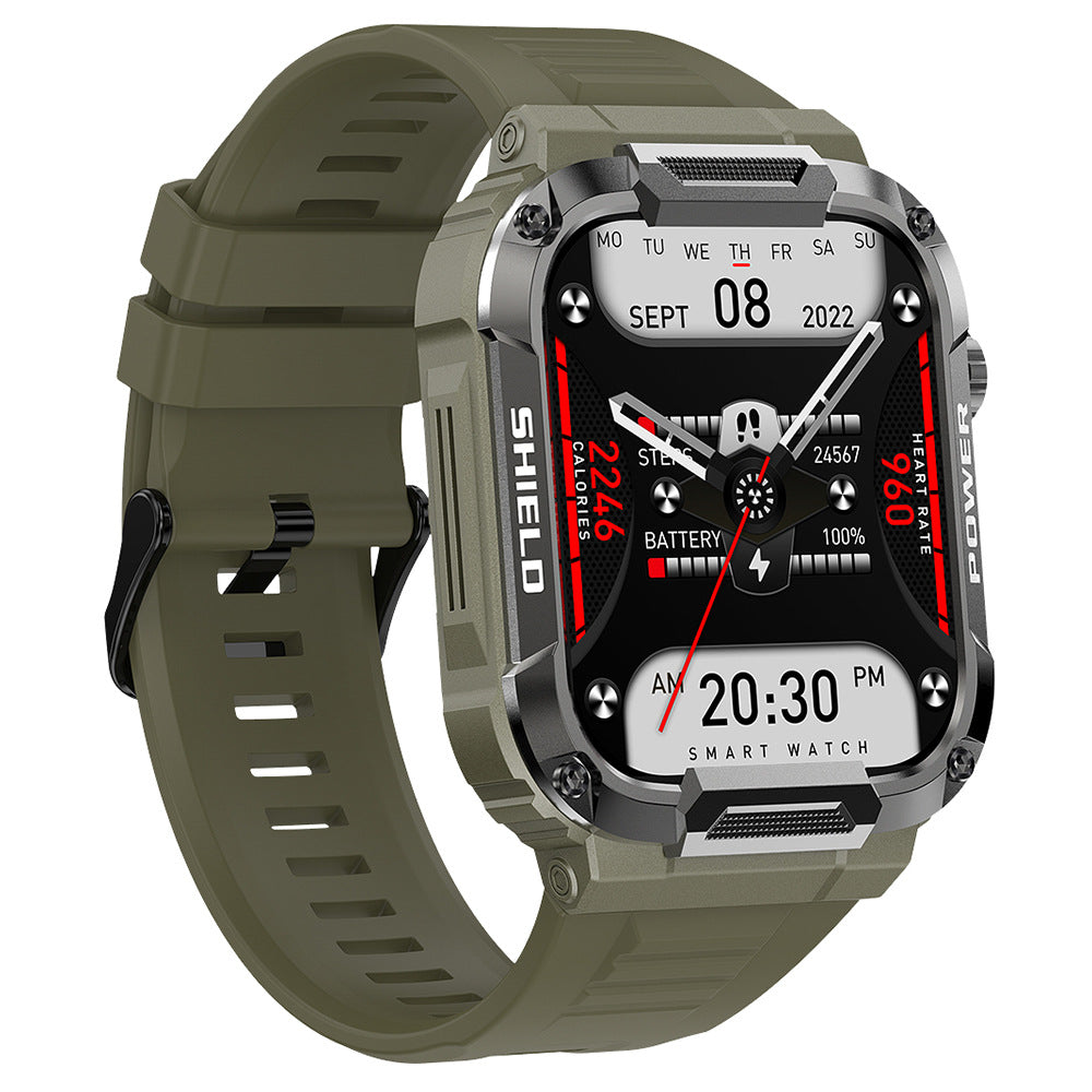 Zongxin MK66 Three-proof Sports Smart Watch Large Screen HD Bluetooth Call Music Watch Outdoor Waterproof Pedometer