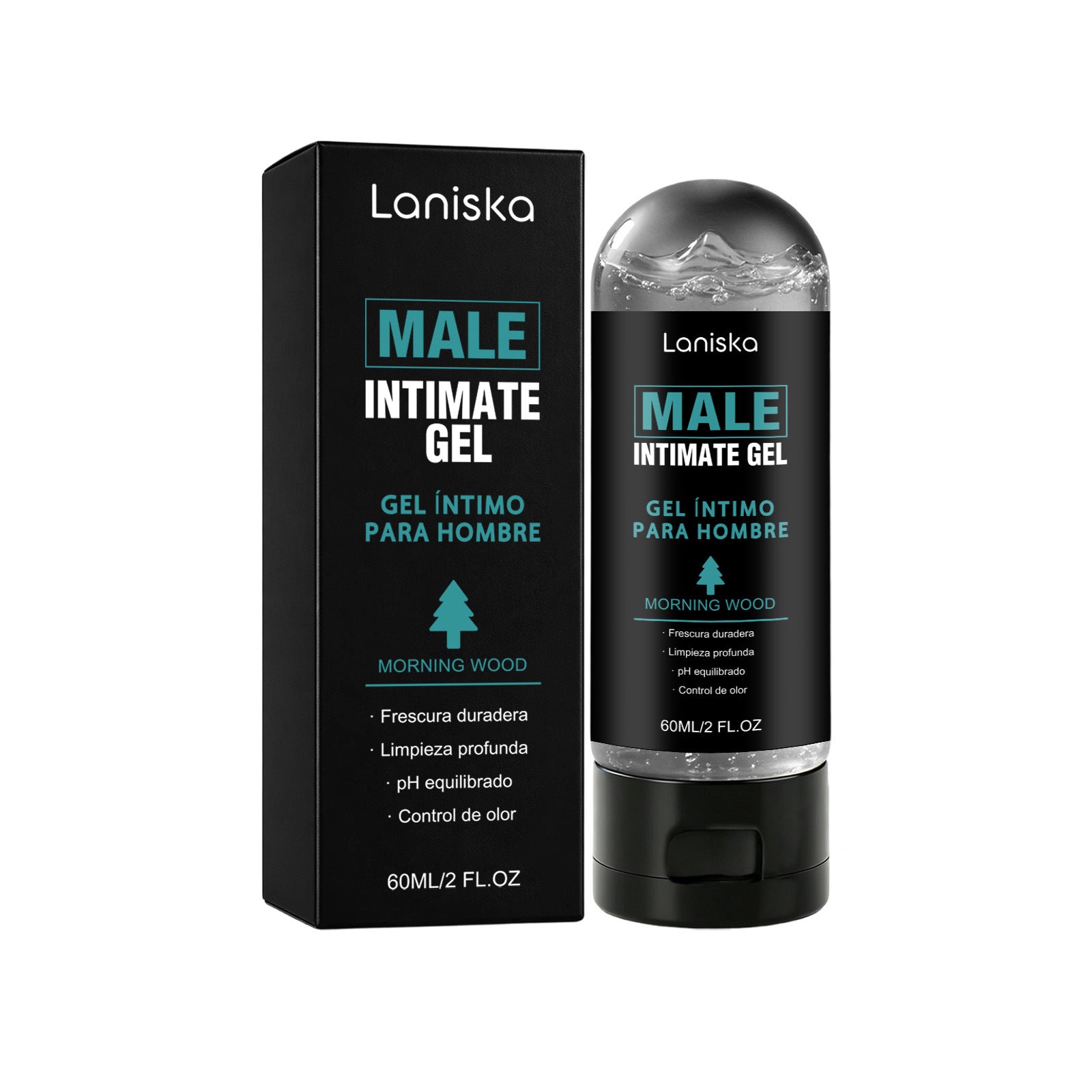 LANISKA Men's Grooming Gel: Cooling, refreshing, gentle, skin-friendly, moisturizing, easy to melt, and suitable for massage.