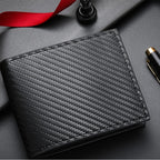 Men's Carbon Fiber Wallet with Coin Pocket | Aladinae