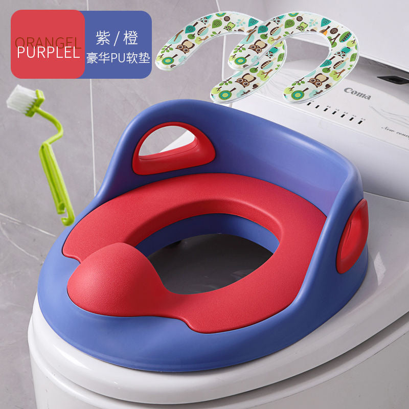 Children's toilet seat baby toilet seat children boys and girls enlarged toilet cushion infant toilet seat