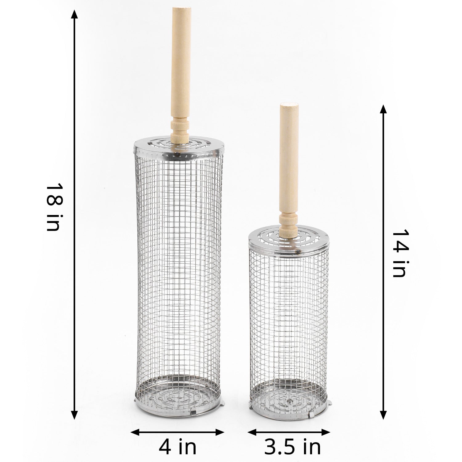 Amazon Rolling BBQ Basket Outdoor BBQ Grill Basket 304 Stainless Steel Perforated BBQ Tube BBQ Net