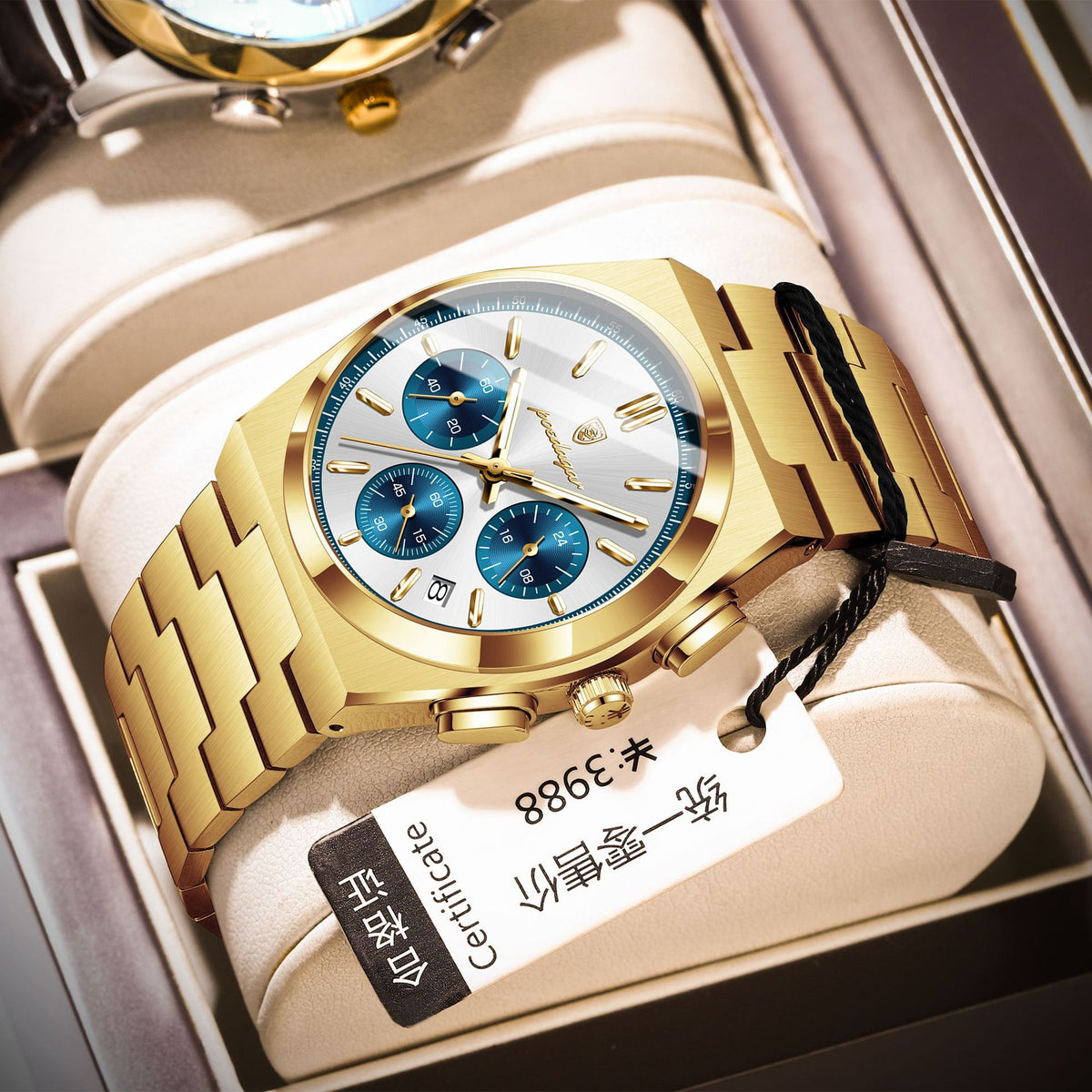 Men's Multi-Function Luminous Quartz Watch - Waterproof