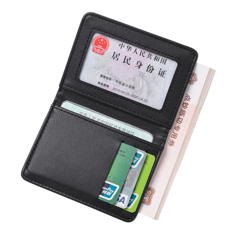 Men's Vertical Multi-Card ID Holder – Mini Wallet | Aladinae