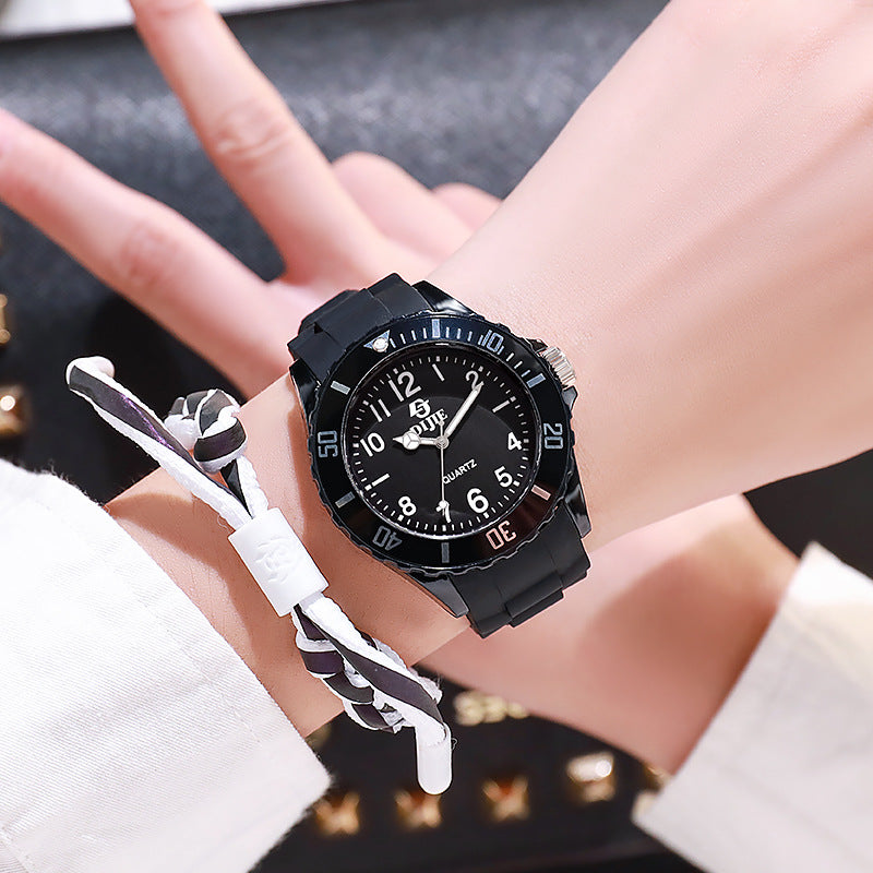 Kids' Black Digital Watch - Silent, Waterproof