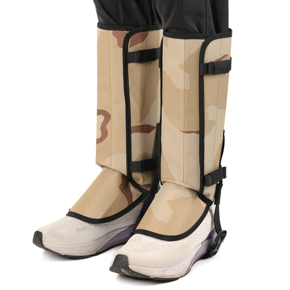 Outdoor mountaineering camping anti-scratch knee pads jungle anti-mosquito anti-snake bite anti-scratch leggings thick waterproof snow cover