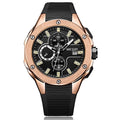 MEGIR cross-border explosive multifunctional fashion silicone strap sports quartz watch men's waterproof luminous wholesale watch
