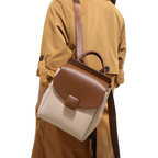 High-end backpack 2023 new fashion small backpack leisure large capacity commuting college student travel schoolbag