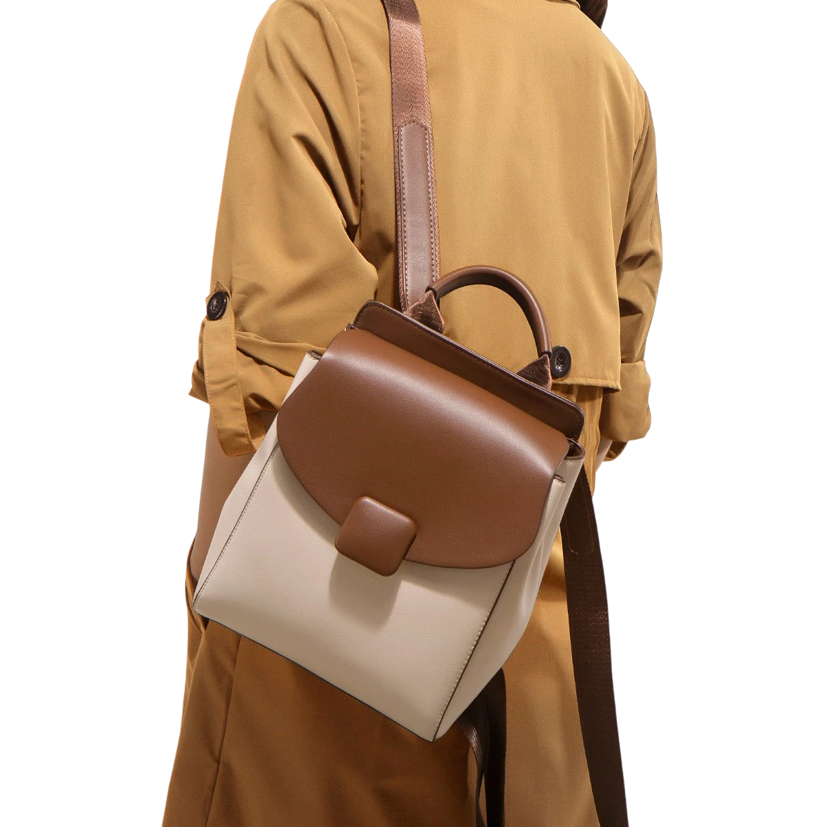 High-end backpack 2023 new fashion small backpack leisure large capacity commuting college student travel schoolbag