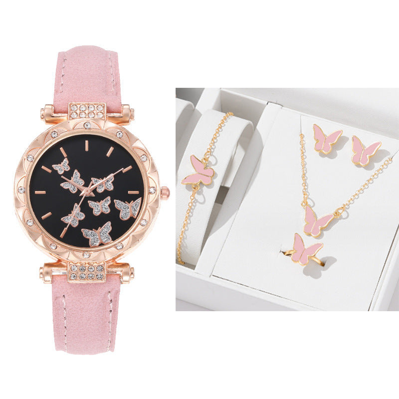 Women's Butterfly Design Watch - Simple, Casual