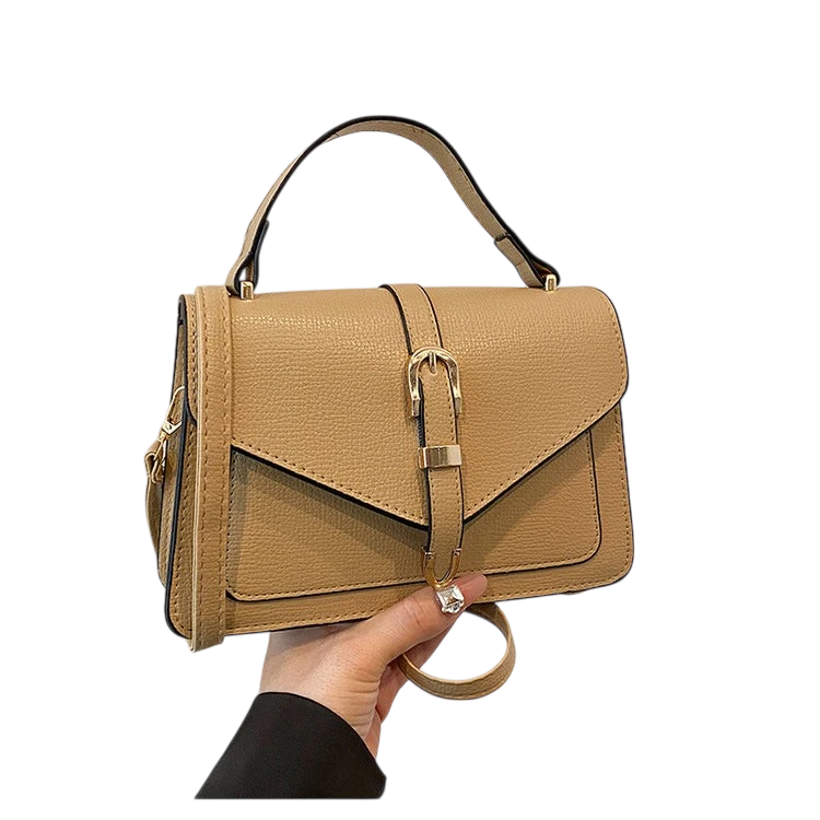 Retro bag women solid color autumn and winter women's bag 2024 new style fashion casual simple shoulder handbag crossbody small square bag