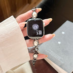 Copper Chain Pearl Metal Watch Strap - Apple Watch Compatible