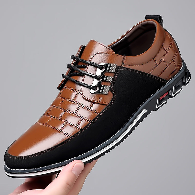 Men's White Leather Casual Shoes – Sizes 38-52 | Aladinae