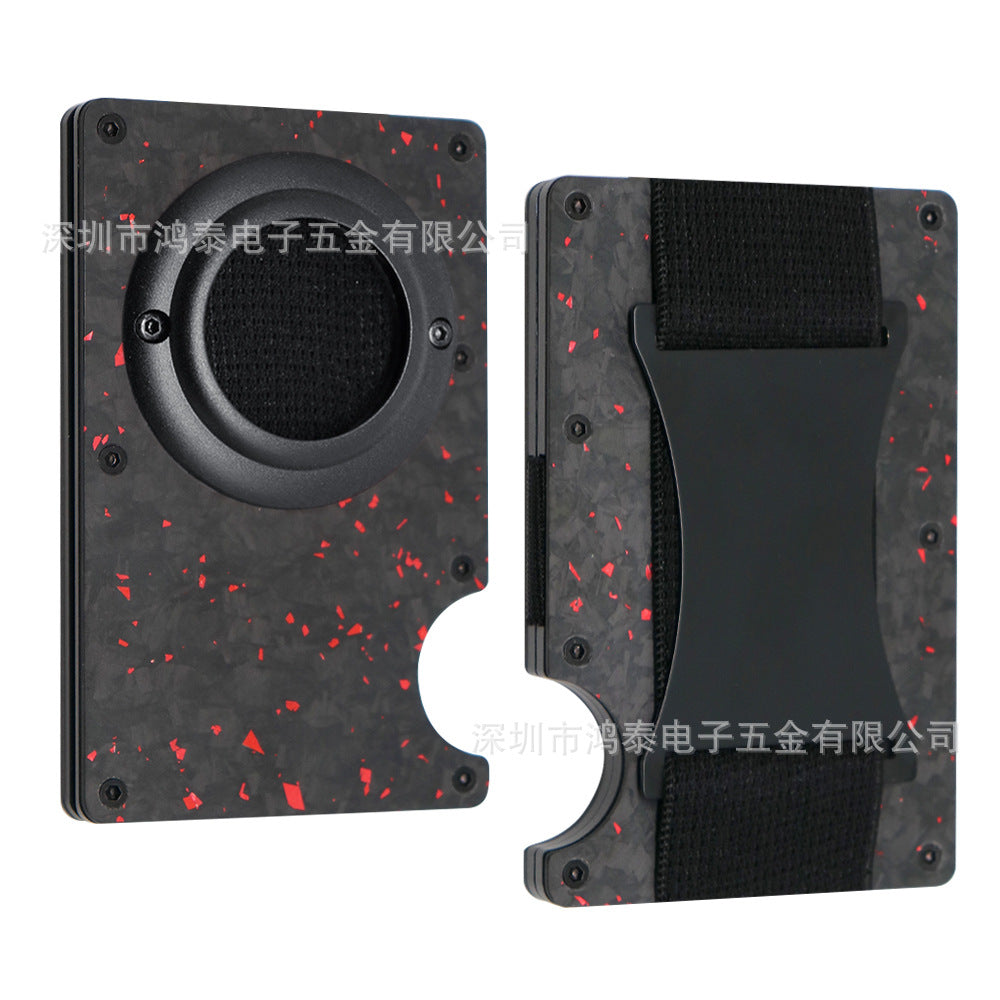 Men's RFID Metal Card Holder – Forged Carbon Design | Aladinae