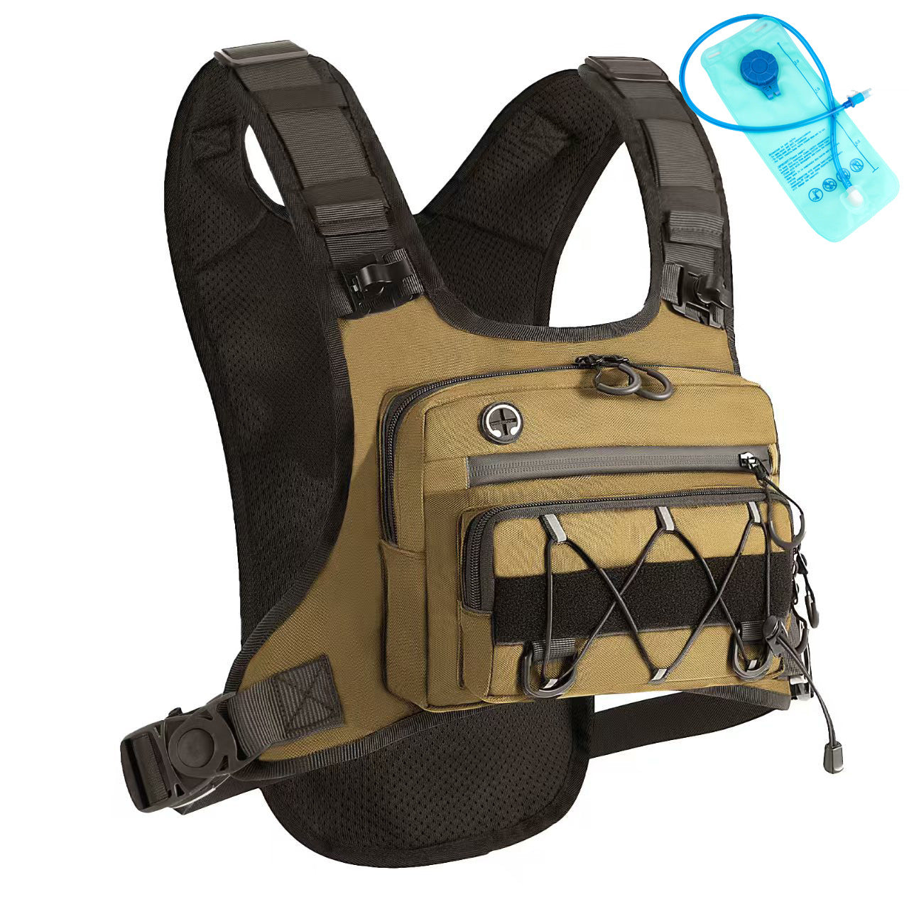 New tactical chest pack, multi-functional trail running bag, travel portable hiking bag, cycling backpack, Amazon bestseller.