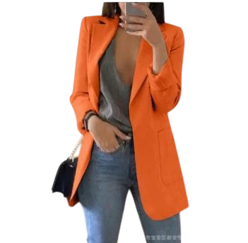 Women's European and American hot style slim suit jacket