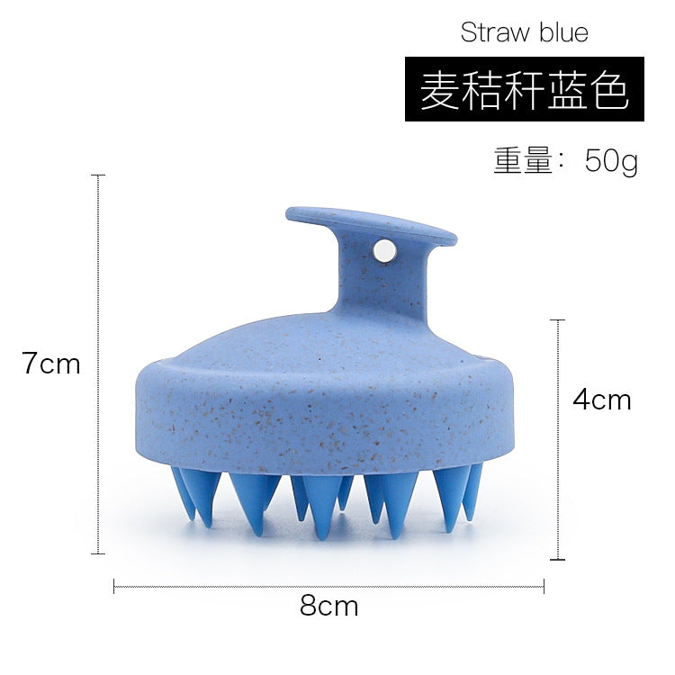 Factory direct sales of silicone shampoo brush, multi-functional massage brush, wet and dry shampoo comb, shower massage shampoo brush.