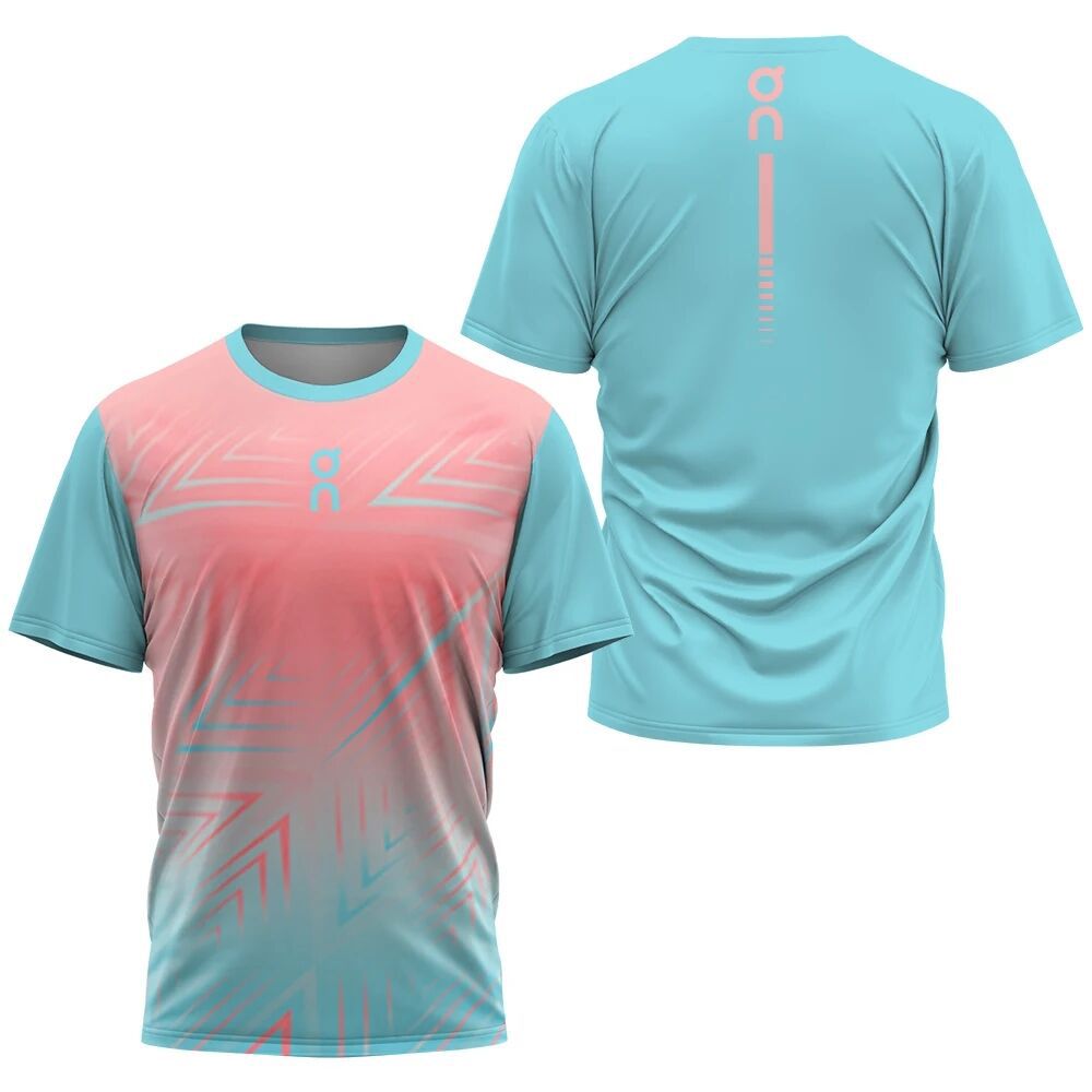 Men's Quick-Dry Mesh T-Shirt - Short Sleeve, Crew Neck