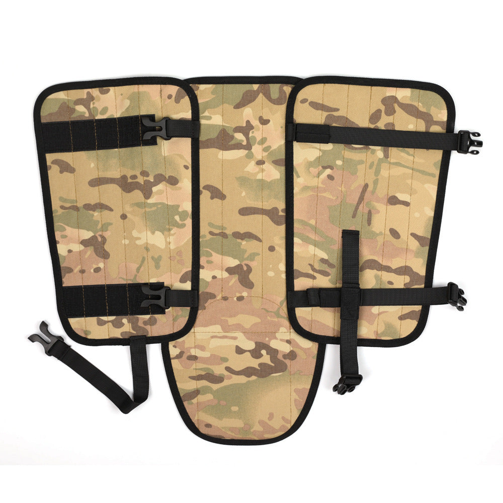 Outdoor mountaineering camping anti-scratch knee pads jungle anti-mosquito anti-snake bite anti-scratch leggings thick waterproof snow cover
