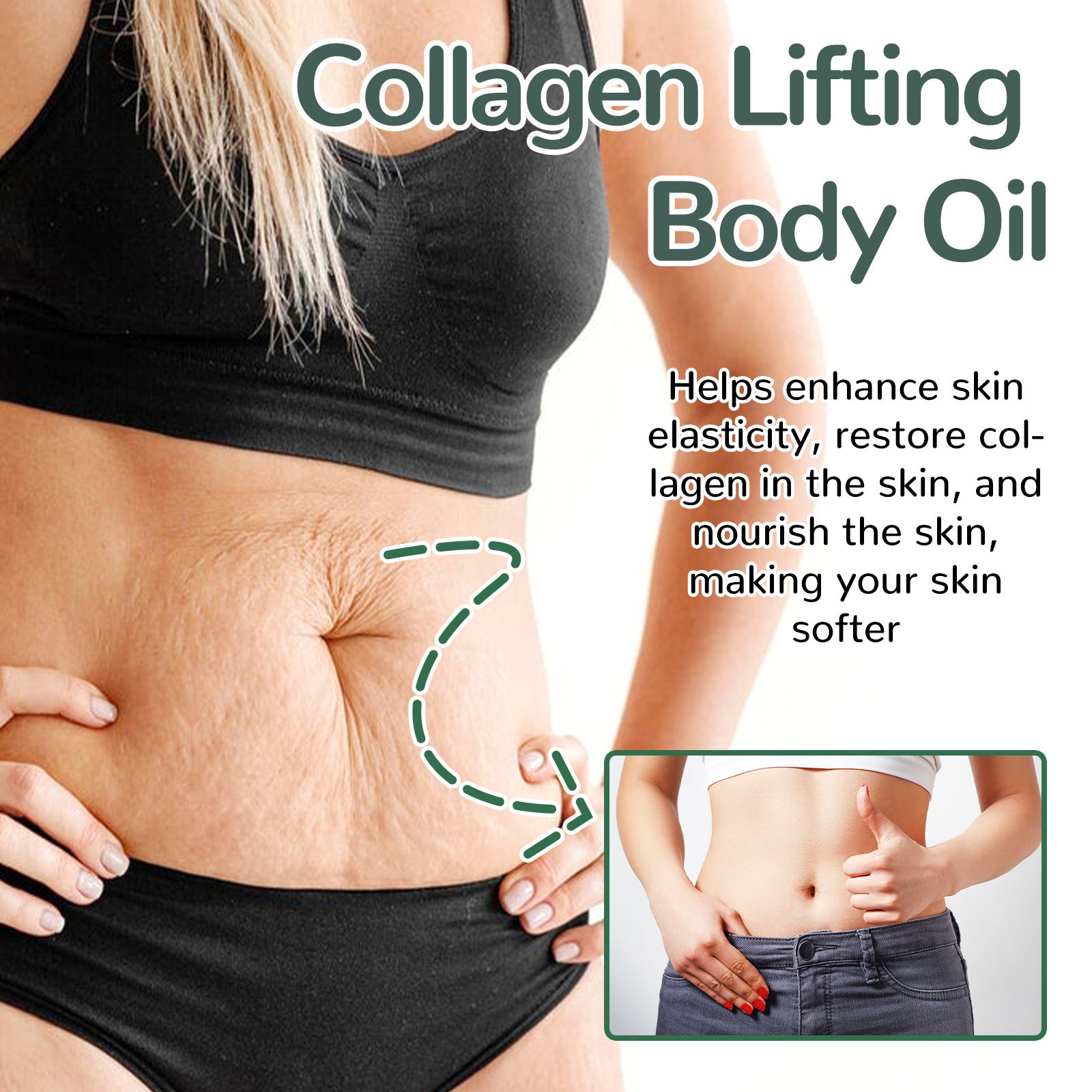 OCEAURA Body Care Oil: Hydrating and moisturizing for arms, providing a comfortable feel, and perfect for full-body massage and care.