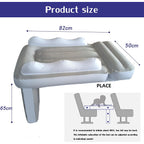 Amazon baby inflatable mattress, children's car rear seat folding car mat, outdoor travel thickened flocked air mattress