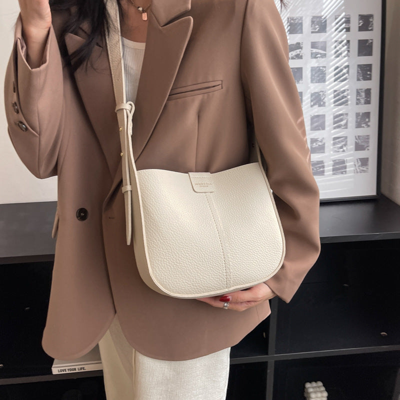 Cross-border all-match small bag for women 2025 spring and summer new fashion shoulder messenger bag retro commuter mother-and-child bucket bag
