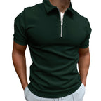 Men's Navy Polo Shirt – Short Sleeve Fitted | Aladinae