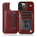 iPhone Wallet Case - Leather, Card Holder, Stand