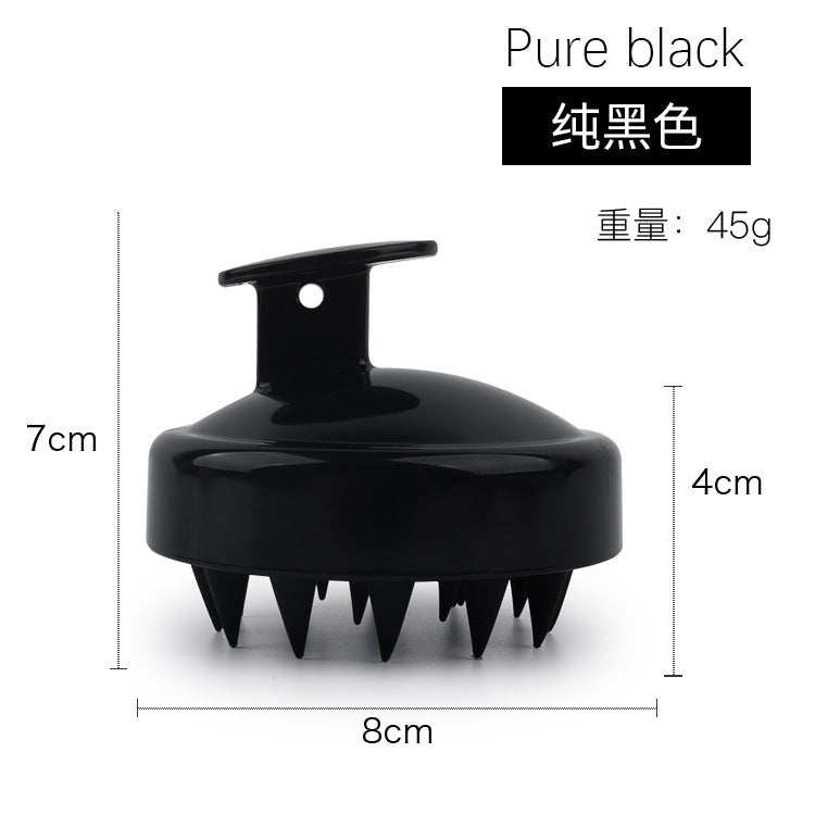 Factory direct sales of silicone shampoo brush, multi-functional massage brush, wet and dry shampoo comb, shower massage shampoo brush.
