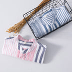 Men's Striped Linen Casual Shirt