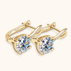 Cross-border new fashion versatile moissanite diamond earrings earrings for women high-end S925 sterling silver earrings wholesale ear buckles