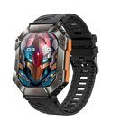 Foreign trade wholesale outdoor three-proof KR80 compass altitude barometer Bluetooth music phone men's smart watch