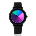 Women's Black Quartz Watch - Waterproof, Perspective Window