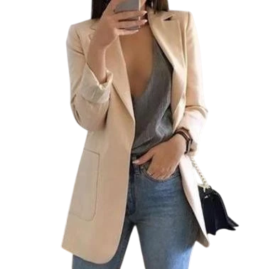 Women's European and American hot style slim suit jacket
