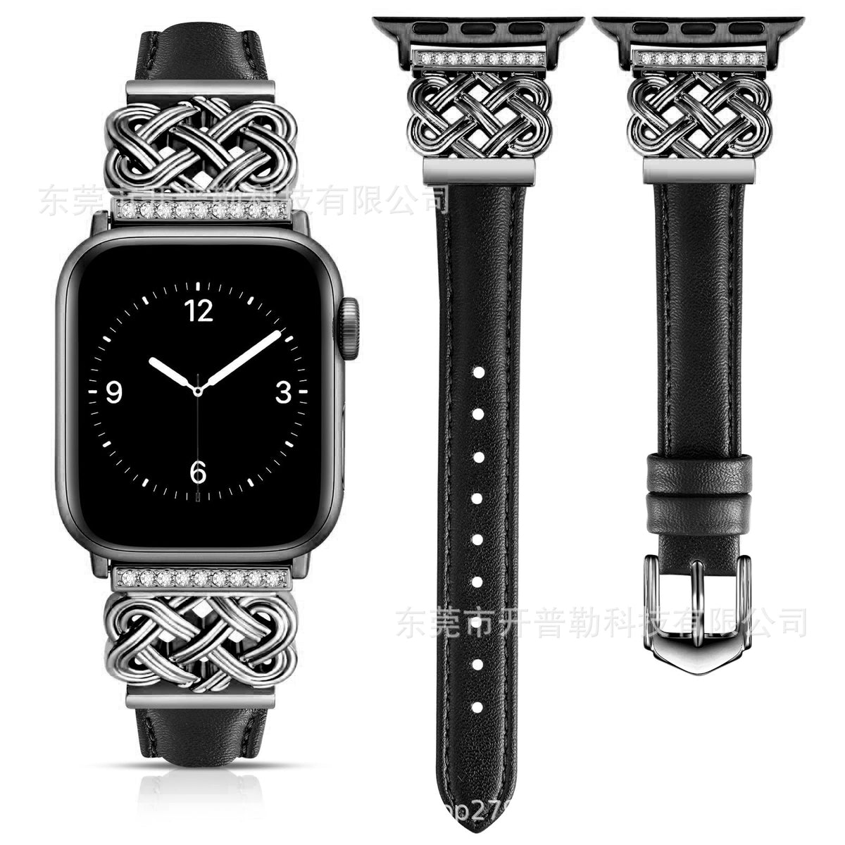 Chinese Knot Metal Watch Strap - Apple Watch Compatible
