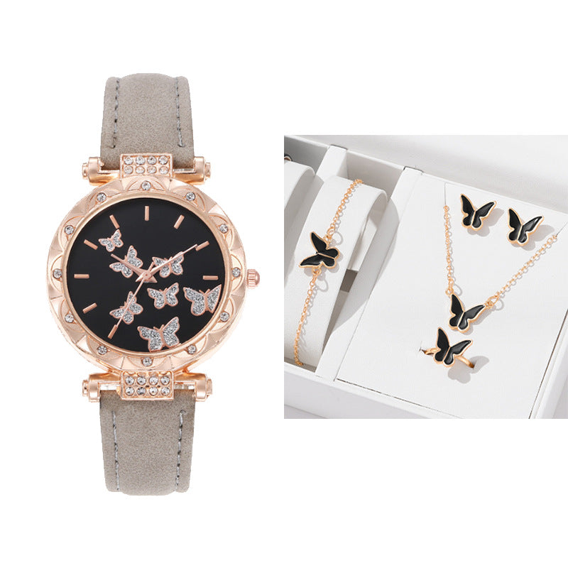 Women's Butterfly Design Watch - Simple, Casual