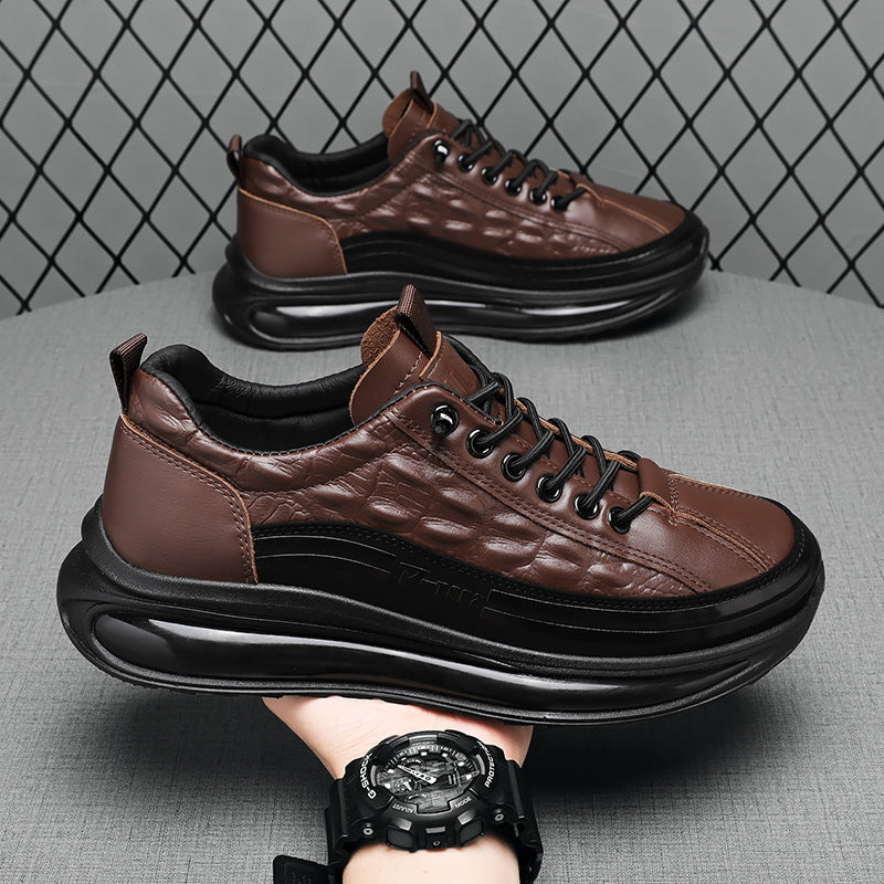 Men's Crocodile Leather Casual Shoes