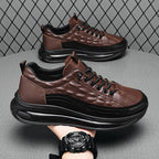 Men's Crocodile Leather Casual Shoes