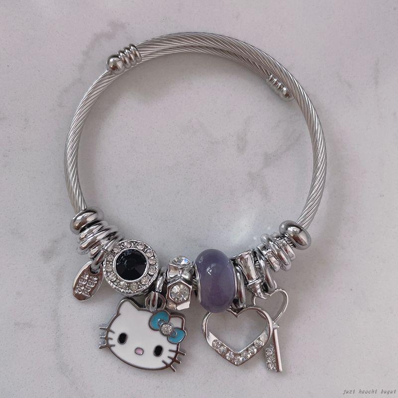 Korea Dongdaemun small fresh crystal cute cat personality forest student best friend bracelet bracelet female bracelet bracelet