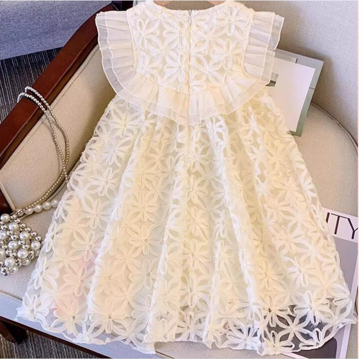 Girls' Princess Vest Summer Dress
