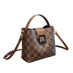 High-end light luxury women's bag 2022 new printed bucket bag, versatile and fashionable women's portable shoulder bag bags
