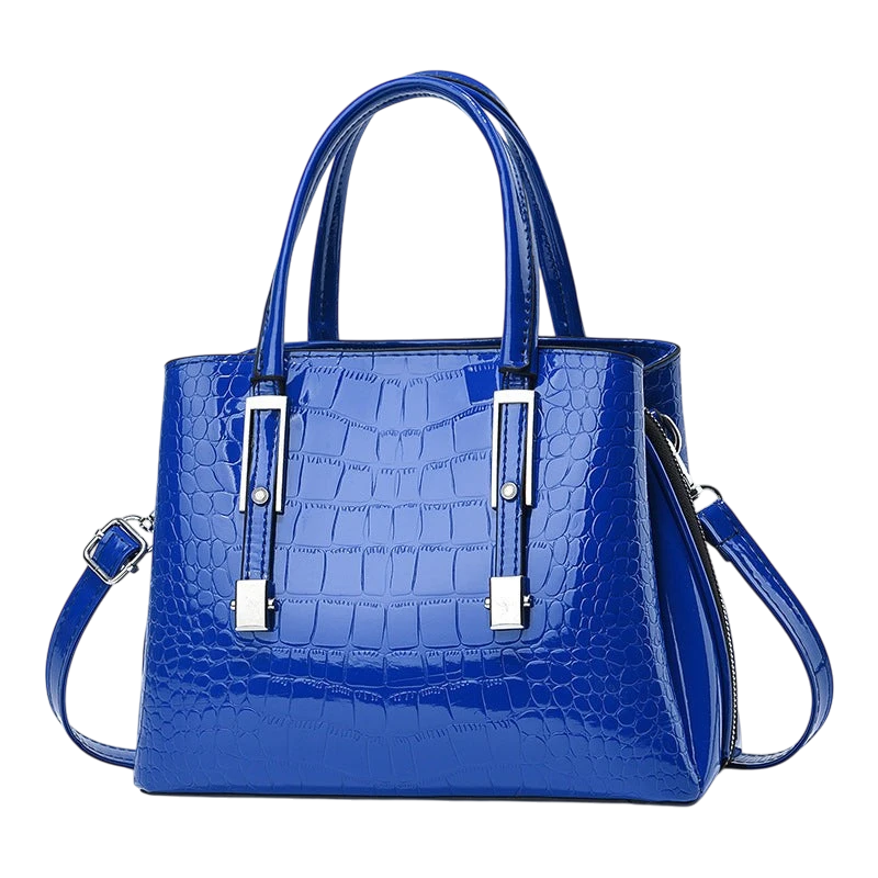 Amoi new crocodile pattern fashion high-end women's bag large capacity handbag ladies shoulder bag messenger bag mom bag