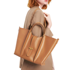 New small cowhide versatile commuter tote bag for women Genuine leather large capacity high-end women's shoulder handbag