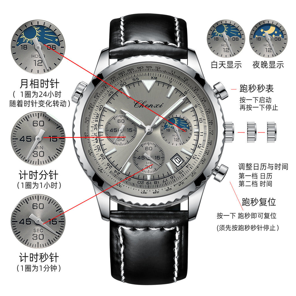 CHENXI Men's Business Quartz Watch | Aladinae