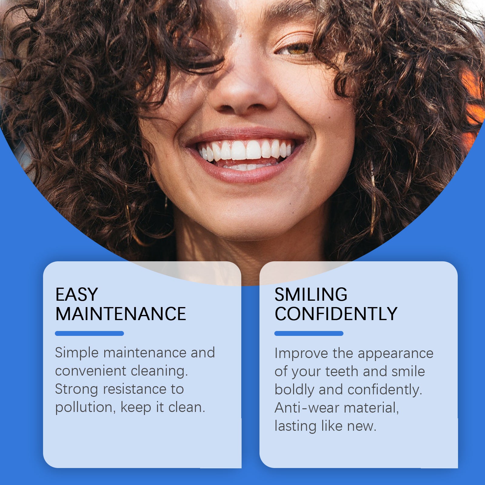 ORALHOE denture modification braces, dental beauty sets to enhance the beauty of the smile, comfortable material dentures
