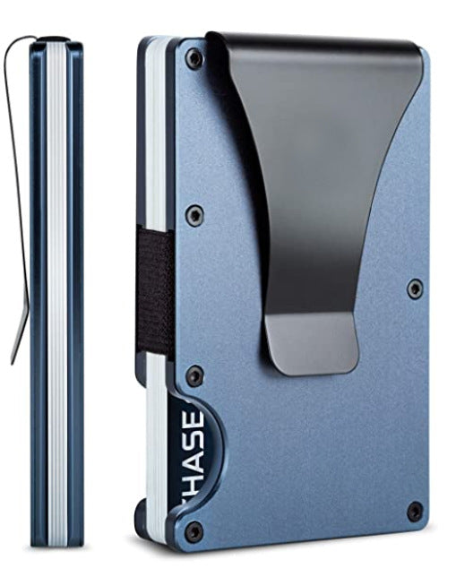 Aluminum Alloy Carbon Fiber Card Holder - RFID Blocking
